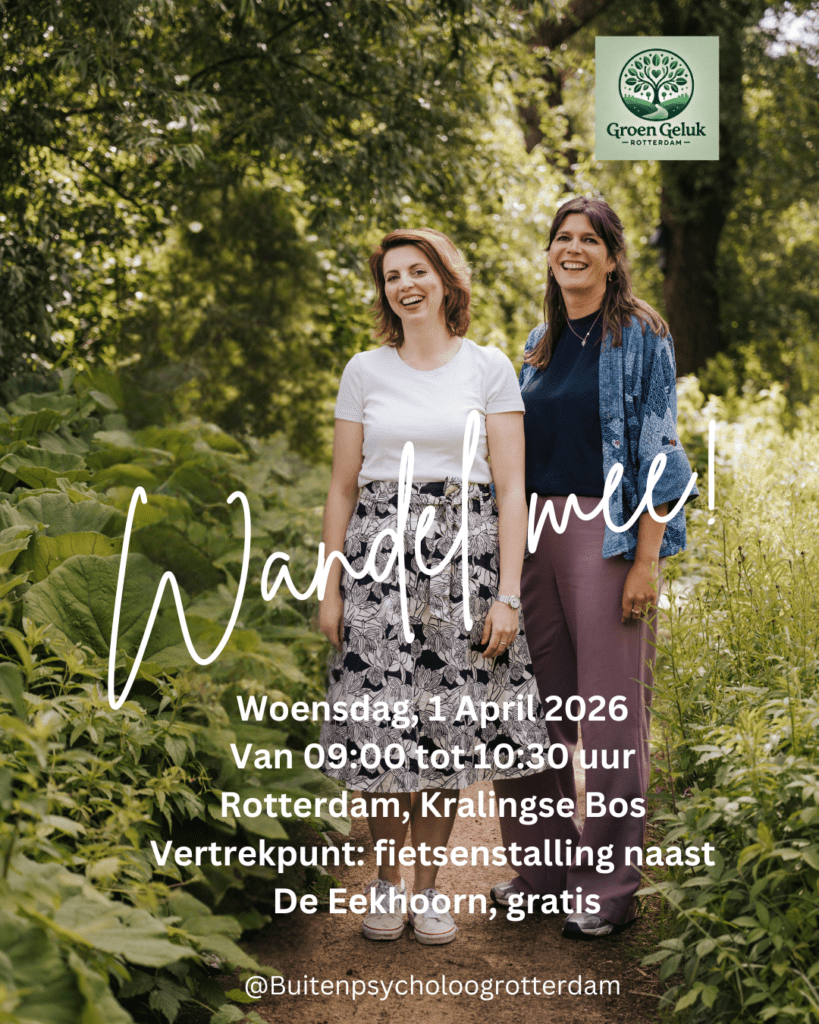 Seizoenswandeling Buitenpsycholoog Rotterdam Lente